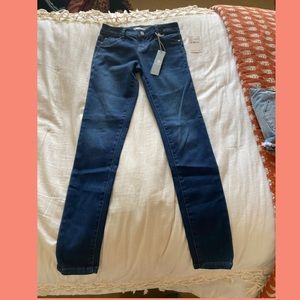 Girls Dark Wash Tractr Skinny Jeans